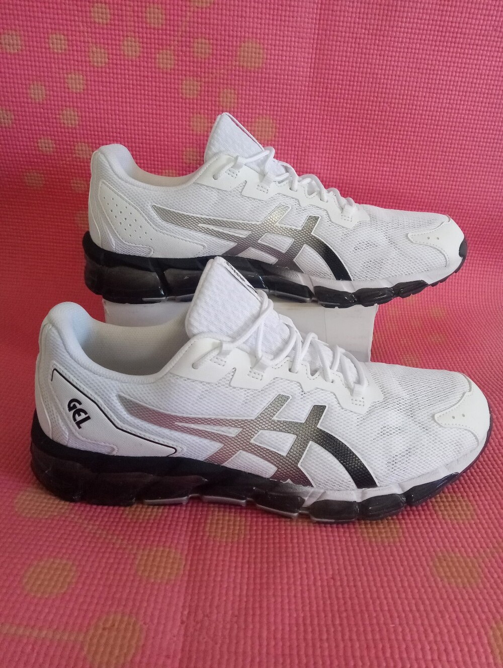 Asics GEL-QUANTUM 360 6 Men's Running Shoes White/black Sz 12